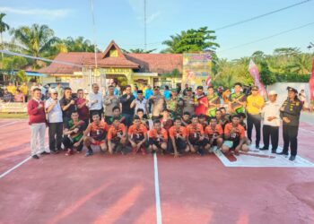 Meriahkan Hari Bhayangkara, Kabag Ops Kompol Amru: Buka Open Tounamen Volly Ball Kapolres Cup Di Mapolsek Kabun