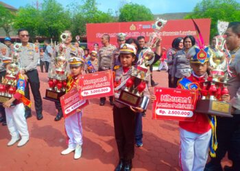 “Satlantas Polres Simalungun Ikuti Final Lomba Polisi Cilik dan Senam Lantas dalam Rangka HUT Bhayangkara ke-77”