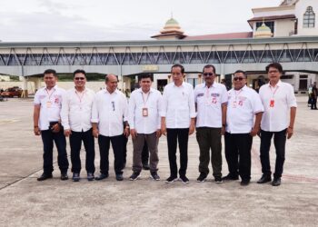 Presiden RI Ir. Joko Widodo Tiba Di Provinsi Aceh Disambut Para Pejabat Forkopimda Aceh   