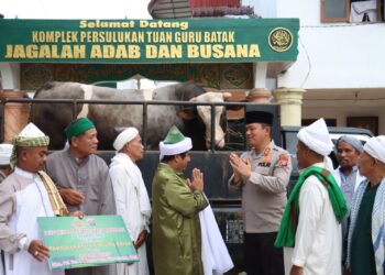 Kapoldasu Sumbang Hewan Kurban Mewarnai Hari Bhayangkara Ke-77 dan Idul Adha 1444H