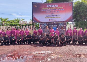 “Kenaikan Pangkat dan Purna Bhakti, Moment Prestisius bagi Personel Polres Simalungun”