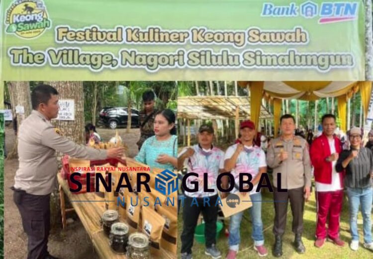 Kapolres Simalungun Melihat Stand UMKM Masyarakat Kabupaten Simalungun di Kegiatan  KFC Rally