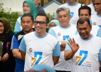 Polresta Deli Serdang dan Pemkab Gelar Olahraga Bersama