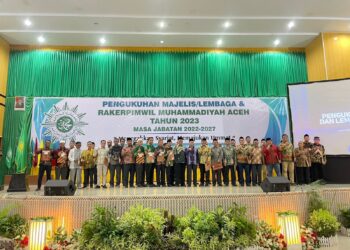 Majelis dan Lembaga PWM Aceh Periode 2022-2027 Resmi Dikukuhkan   