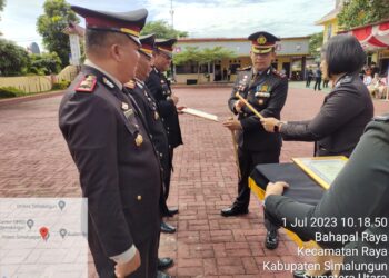 Polsek Dolok Silau Juara 1 Dalam Rangka Lomba Kebersihan & kerapian Mako Polsek Sejajaran Polres Simalungun   