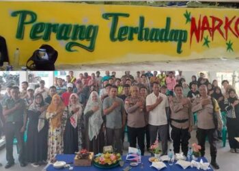 Komitmen Desa Buntur Zero Narkoba, Bang RN Fasilitasi Polsek Tanah Jawa Sosialisasi Bahaya Narkoba    