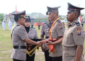 Wakapolda Riau, Brigjen Pol Melatik 134 Bintara Polri Gelombang 1 Tahun Angkatan 2023    