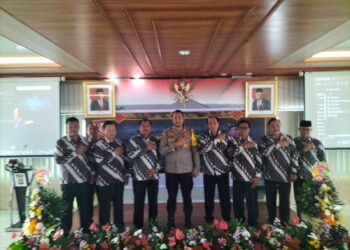 Kapolres Tabanan Hadiri HUT PP Polri ke 24 di Aula Wisnu Hartono