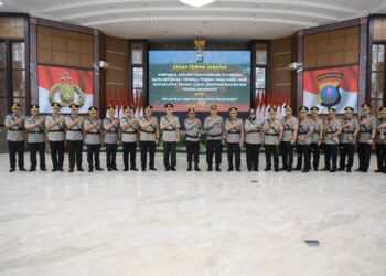 Kapolres pematang siantar Laksanakan Sertijab di Polda Sumut