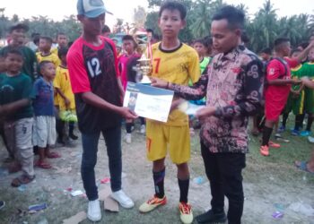 Turnamen Sepak Bola Junior Pangkalan Lunang CUP U 13 Sukses   
