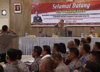“Tim ITWASUM POLRI Lakukan Klarifikasi dan Monitor Pengendalian Mutu Pengawasan Intern di Polres Simalungun”