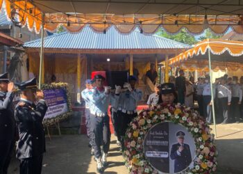 Penghormatan Terakhir, Jajaran Kemenkumham Bali Hadiri Pemakaman Karutan Bangli