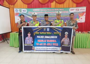 Perduli Keselamatan Berlalu Lintas Kasat Lantas Polres Simalungun Pimpin Pelaksanaan Ops Patuh Toba 2023
