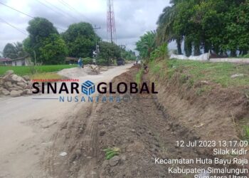 Rakyat Merasa Dibodohi, Proyek Parit Pasangan Milik PU Simalungun Tanpa PLANK Disoal Warga Hutabayu   