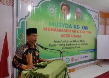 Dihadapan Ratusan Kader Muhammadiyah dan Aisyiyah Aceh Utara, Malik Musa Utarakan Akan Bangun Rumah Sakit Syar’iah dan SPBU