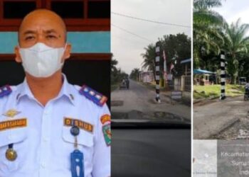 Portal Dibongkar OTK di Tanah Jawa, Kadishub Simalungun “kita Tetap Lanjutkan Demi Perawatan Jalan”