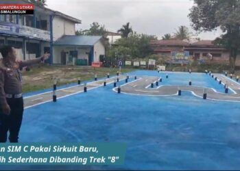 Terima Kasih Sat Lantas Polres Simalungun, Ujian Praktek SIM C Makin Mudah dengan Sirkuit S