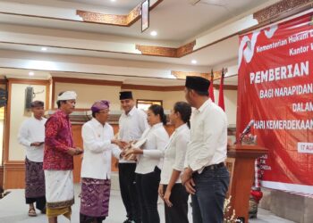 3.113 Napi di Bali Terima Remisi Umum, Dalam Rangka Hut RI ke-78 Tahun 2023 