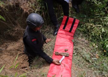 Kapolres Pematangsiantar Pimpin Pelaksanaan Disposal (Penghancuran) 1 (Satu) Buah Mortir Aktif Yang Ditemukan Masyarakat 