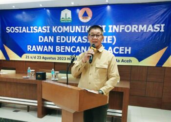 BPBA Sosialisasikan Komunikasi Informasi dan Edukasi Daerah Rawan Bencana di Aceh kepada Pentahelix   