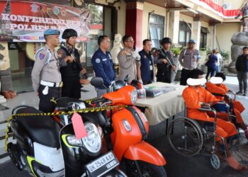 Kurang dari 24 Jam Satreskrim Polres Badung, Berhasil Ringkus Pelaku Begal